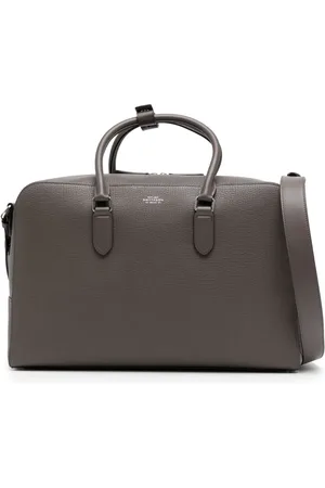 SMYTHSON Small Ludlow leather travel bag