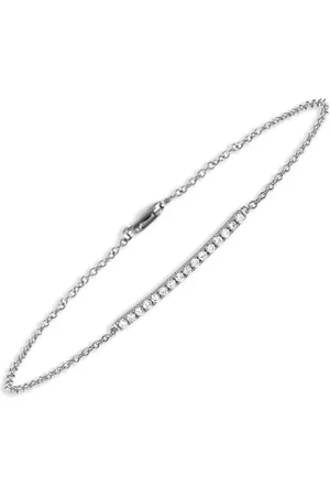 LB Exclusive Pre-owned 14K white gold diamond bracelet