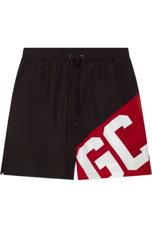 GCDS Essentials Band-logo swim shorts