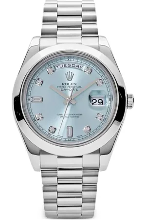Rolex 2011 pre-owned Day-Date II 41mm