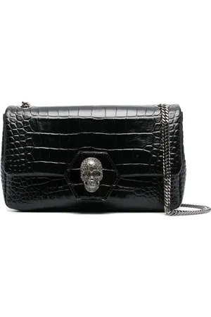 Philipp Plein Crystal skull-detail shoulder bag