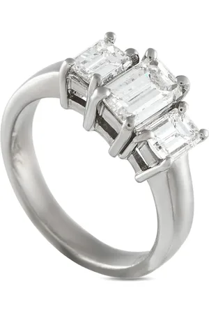 LB Exclusive Platinum Three Stone diamond ring