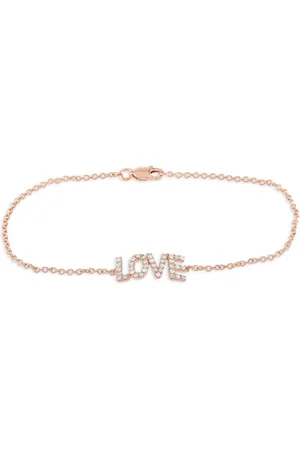 LB Exclusive 14K rose gold Love diamond bracelet