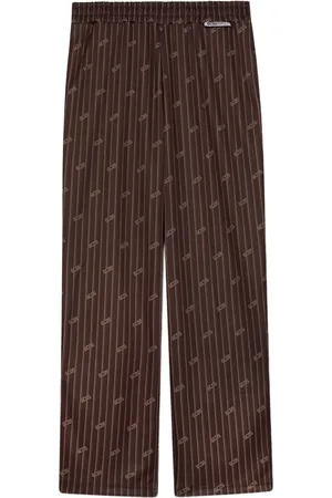GCDS Pinstriped track pants