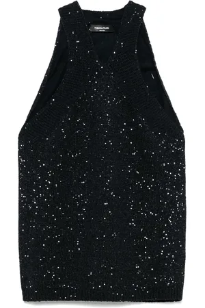 Fabiana Filippi Sequin-embellished top