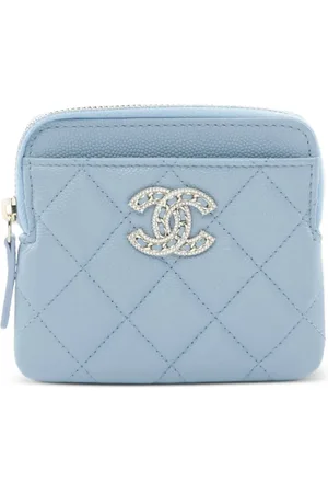 CHANEL 2021 rhinestone-embellished wallet