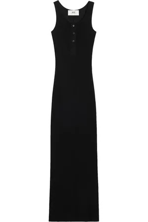 Ami Sleeveless cotton maxi dress