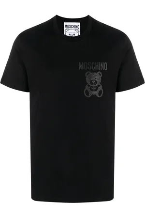 Moschino Teddy Bear-appliqué cotton T-shirt