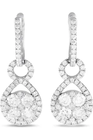 LB Exclusive 18kt gold diamond drop earrings