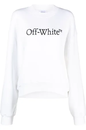 OFF-WHITE Bookish logo-print cotton sweatshirt