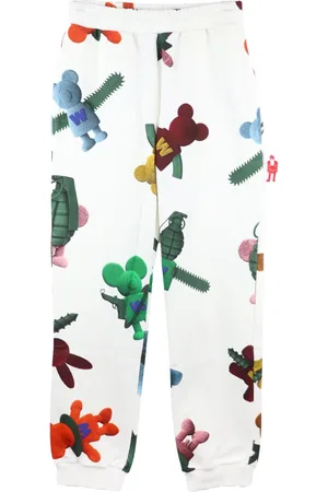 WALTER VAN BEIRENDONCK Printed track pants