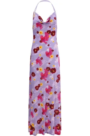 MACCAPANI Floral-print maxi dress