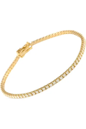 LB Exclusive 14K yellow Tennis diamond bracelet