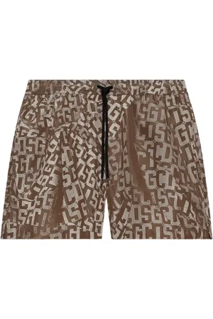 GCDS Essentials Monogram swim shorts