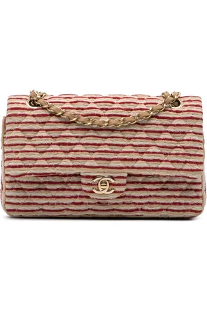CHANEL 2014 Medium Classic Jersey Coco Sailor Double Flap shoulder bag