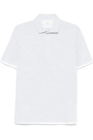 Brunello Cucinelli Mélange-effect polo shirt