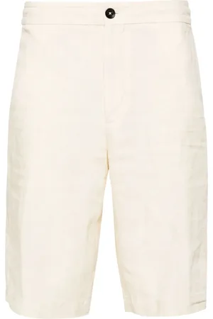 Ermenegildo Zegna Drawstring-waist linen shorts