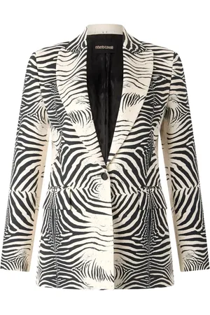 Roberto Cavalli Tiger-print blazer