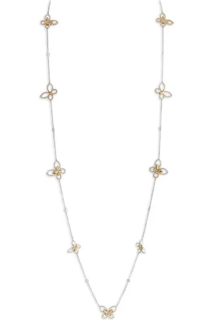 LB Exclusive 18K gold Butterfly diamond necklace