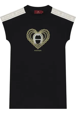 Aigner Heart chain-detail dress
