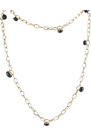 Pomellato 18K rose gold Capri hematite necklace