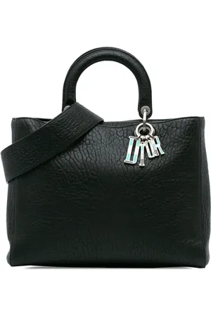 Dior 2017 Large Canyon Grained Lambskin Lady Dior satchel