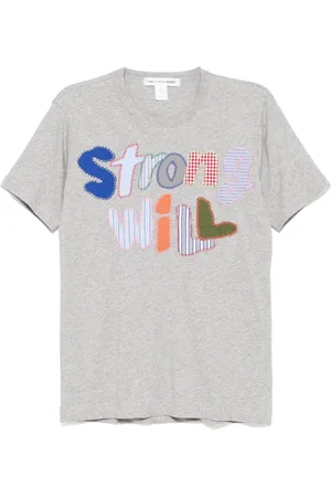Comme des Garçons Embroidered-strong will T-shirt