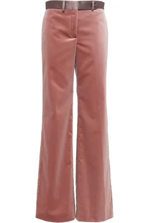 Paul Smith Velvet-finish cotton trousers