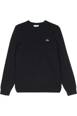 Lacoste Logo-patch fine-ribbed jumper