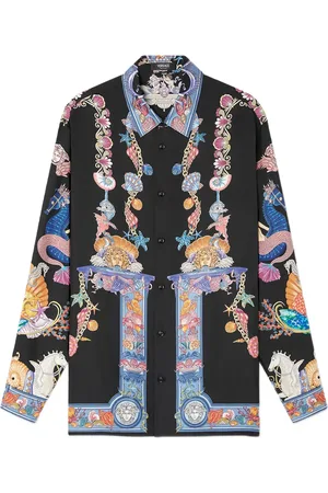 VERSACE Coral Theatre silk shirt