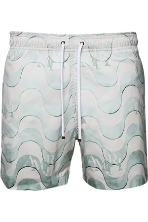 AMIRI Graphic-print swim shorts