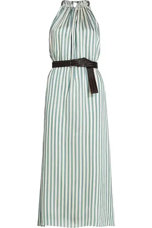Brunello Cucinelli Striped maxi dress