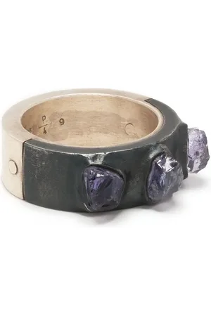 PARTS OF FOUR Sistema two-tone crystal ring