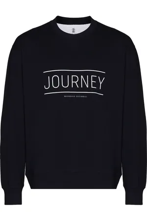 Brunello Cucinelli Logo-print crew-neck sweatshirt