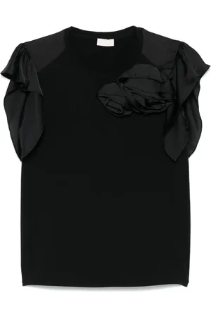 Liu Jo Floral-appliqué blouse