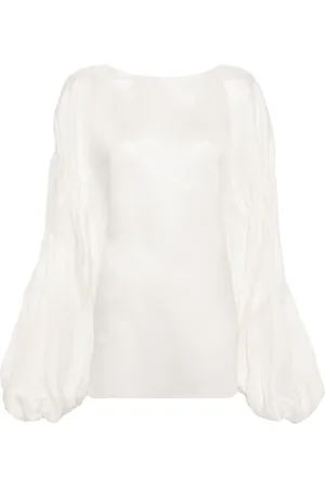 Khaite The Quico silk blouse