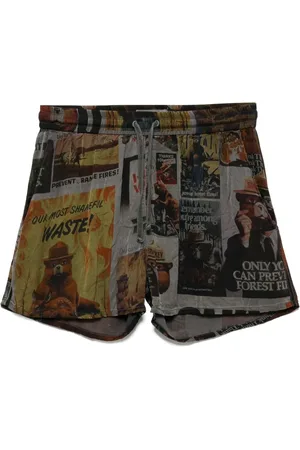 Stain Shade Graphic-print shorts