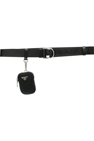 Prada Logo pouch belt