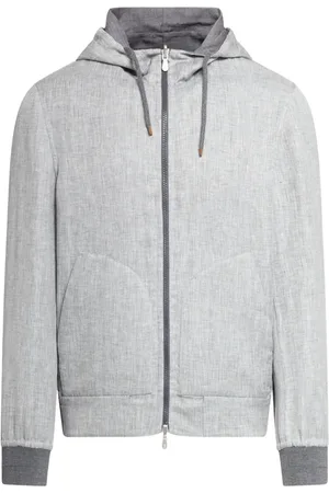 Brunello Cucinelli Mélange-effect jacket