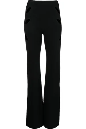 DION LEE Lock slit-detail trousers