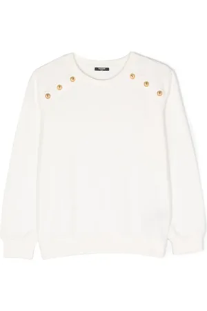 Balmain Logo-print cotton sweatshirt