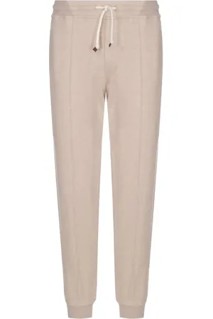 Brunello Cucinelli Mélange-effect track pants