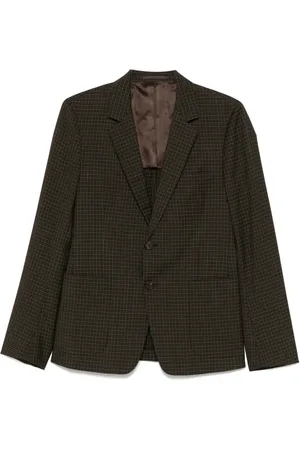 Prada 2010s check-pattern blazer