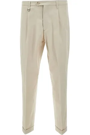 Paolo Pecora Pressed-crease chino trousers