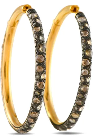 Pomellato 18K yellow Catene diamond earrings