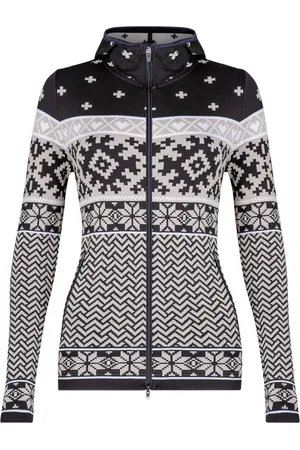 newland Intarsia-knit ski jacket