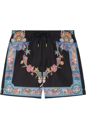 VERSACE Coral Theatre swim shorts