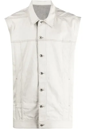 Rick Owens Sleeveless cotton denim vest