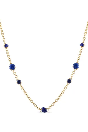 Pomellato 18K yellow Capri lapis lazuli necklace