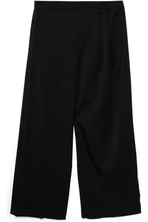 pushBUTTON Side-detailed asymmetric trousers